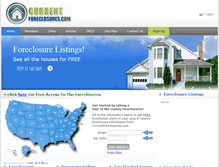 Tablet Screenshot of currentforeclosures.com
